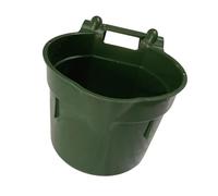 Fzaqwen for Hanging on The Horse Feeding Box, Also Suitable for Goats And Dogs. Versatile, Lightweight, Reinforced PP with Measuring Markings, 8L