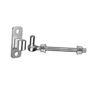 Fzaqwen Gate Hinge Hinge Heavy Duty Stainless Steel Non Weld Plate Universal Installation Method Eye Hinge Mount Suitable for Fence Garden, 10inch