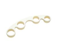Fzaqwen Guitar Finger Expansion Sleeve Train Tool Multifunctional Finger Expander Exerciser for Instrument Keyboard, White M