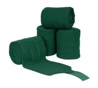 Fzaqwen Horse Leg Protectors Wraps Bandages Boots Soft Fleece With Hook and Loop Fasten Extended 2.75m Length for and Comfortable Support suitable for stable management care , Dark Green