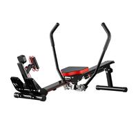 Fzaqwen Hydraulic Rowing Machine with Secure Footrest Folding Frame Exercise Smooth Sliding Seat Suitable for Home Room Indoor Workout