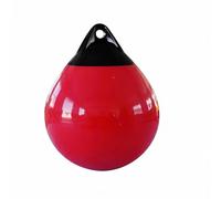 Fzaqwen Inflatable Marine Buoy Floating PVC Polyurethane Boat Hull Guard Marine Marker Anti-Collision Vertical Hanging Teardrop Shape Suitable for Docking Waterways Surfacing, 50X55CM