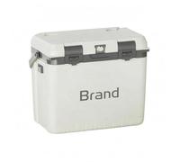 Fzaqwen Insulated Transport Container Portable Ice Chest Box With Carry Handle Front Latch And Bottle Opener Includes 500ml Ice Pack For Temperature Control