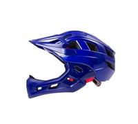Fzaqwen Kids Helmet Switchable Full Helme and Half Helmet, Adjustable Biker Better Cushioning Road Helmet for Multi Sports, Blue