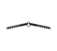 Fzaqwen LAT Pull Down Bar Cable Machine Attachment Adjustable V Bar Steel Material Supports Multiple Exercises Suitable for Home Gym Workout Back Training, Black