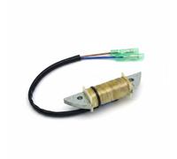 Fzaqwen Marine Engine Coil Outboard Spiraled Inductor Spark Charging Electrical Marine Component Metal Suitable for Boat Repair Engine Maintenance, Yamaha 2-Stroke 9.9-15HP Charging Coil 6B4
