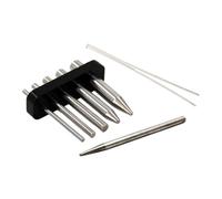 Fzaqwen Model Bending Rods Metal Model DIY Tool Set Etching Craft Steel Bending Tab Tools with Smooth Surface and Sturdy Steel Suitable