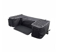Fzaqwen Motorcycle Saddle Storage Seat Bag Tail Bag Organizer with Rear Seat Straps and Practical Pocket Layout for Trail Excursions Beach Outings Travel Use 84x40x22cm