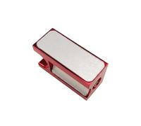 Fzaqwen Multi Purpose Cue Tip Trimmer Shaper Scuffer Tool with Textured Scuff Surface Rigid 6063 Aluminum Alloy Shell Compact Rectangular Size Suitable for, Red