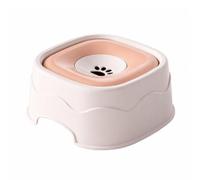 Fzaqwen Pet Slow Feeder Lick Bowl with 1 Liter Capacity and Smooth Interior Surface for Easy Cleaning Suitable for Wet Food Dry Kibble Water, Pink