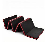 Fzaqwen Portable Kneeling Pad Kneeler Cushion Mat Foam Support Foldable Construction With Hinged Sections And Carry Handle Suitable for auto repair garage, Red