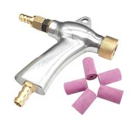 Fzaqwen Portable Sandblasting Kit with Ergonomic Handle for Sandblasting Booths, Rust Removal and Polishing of (Tiles, Mechanical Parts).