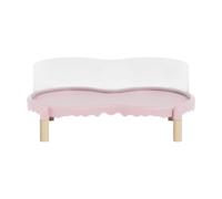Fzaqwen Raised Stand for Puppy Bowl, Elevated Shelf, Kitten Food Dispenser Stand, Everyday Use, Pink