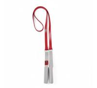 Fzaqwen Resistance Training Band Exercise Band Stretching Strap Pulling Strap With Hand Grips And Connector Rings For Mobility Workouts And Recovery Exercises, Red, 20 Lbs