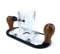 Fzaqwen Router Base Trim Router Base Accessory Adjustable Router Base Engraving Router Base with Solid Wood Handles and Clear Alignment Suitable for Carpentry Trimming Routing Engraving Workshop use