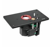 Fzaqwen Router Router Lift Table Insert Plate System with 0.25 mm Micro Adjustment Aluminum Alloy Suitable for Precision Routing Template Work Repeat Passes fine