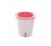 Fzaqwen Self Watering Planter Plant Container Resin Auto Watering System Built in Reservoir Low Maintenance Suitable for Gift Giving Home Decoration, Pink, 100