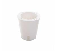 Fzaqwen Self Watering Planter Plant Container Resin Auto Watering System Built in Reservoir Low Maintenance Suitable for Gift Giving Home Decoration, White, 100