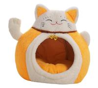Fzaqwen Shaped House, Multipurpose Cozy Shelter, PP Cotton, Semi-Enclosed with Toy Bell, Practical, Suitable for Bedroom And Nursery, Yellow M