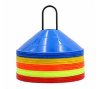 Fzaqwen Soccer Training Markers Agility Disc Cones Polyethylene Field Accessories Flexible Suitable for Football Coaching Physical Education