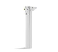 Fzaqwen Support Stand Folding Table Leg Hinge Bracket Mount Locking Latch Carbon Steel Rectangular Tube Multi Hole Plate Stable Support Space Saving Suitable, 65cm, White
