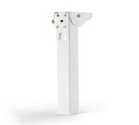 Fzaqwen Support Stand Folding Table Leg Hinge Bracket Mount Locking Latch Carbon Steel Rectangular Tube Multi Hole Plate Stable Support Space Saving Suitable, 15cm, White