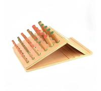 Fzaqwen Training Board Hand Therapy Pegboard Curved Wooden Board For Hand Eye Coordination And Smooth Movement With Build, Red And Green, Small, Medium, Large Wooden Pegboard