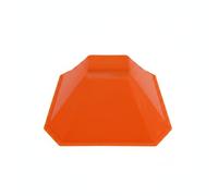 Fzaqwen Training Marker Cone for Training Lane Marking Stackable Sports Agility Cone Soccer Practice Accessory LDPE Construction Suitable for Organized Activities Team Use, Orange, 10cm Height