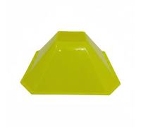Fzaqwen Training Marker Cone for Training Lane Marking Stackable Sports Agility Cone Soccer Practice Accessory LDPE Construction Suitable for Organized, Fluorescent Green, 10cm Height