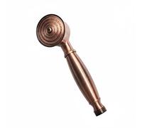 Fzaqwen Vintage Handheld Telephone Sprayer Bath Nozzle Rainfall Experience Copper Construction with Plating Suitable for Home Showers Guest bathrooms Decor, Red Copper