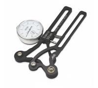 Fzaqwen Wheel Adjuster Spoke Tension Meter Gauge Tool Wheel Truing Caliper Dial Reader Aluminum Alloy Body Accurate Measurement For Even Spokes suitable for, Black, Mechanical Dial Indicator