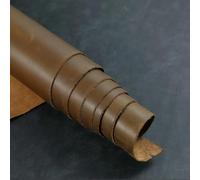 FZBANG 1.8-2mm Genuine Leather Sheets Crazy Horse Cowhide Material Square Tooling Leather Pieces for Craft Sewing