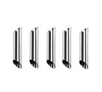 FZBANG 5/10Pcs Cream Horn Molds Stainless Steel Cone Tubular Shaped Mold Baking Cones Horn Pastry Roll Kitchen Cookie Dessert Tool