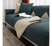 FZBANG Cotton Sofa Cover Non-Slip Sofa Cushion Cover Furniture Dust Cover Cotton and Linen Four Seasons Universal Solid Color