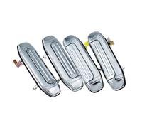 FZBVCXE Exterior Door Handle Car Compatible with Mitsubishi for Montero for Pajero 1992-2000 4pcs Car Outside Door Handle Front Rear Left Right(Silver)