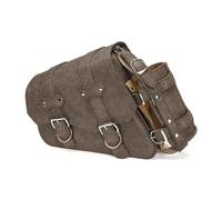 FZCSIMR for Most Motorcycle Side SaddleBag Luggage and Bottle Holder Universal Motorcycle Luggage(Left-Brown)