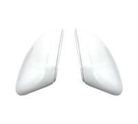 FZCSIMR For Peugeot 208 2012-2018 2008 2013-2018 Car Rearview Side Mirror Cover Wing Cap Exterior Case Trim Car Door Mirror Covers Cap(White)
