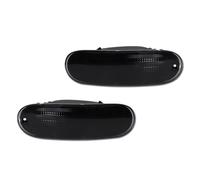 FZCSIMR For VW For Beetle 1998-2005 Front Bumper Turn Signal Light Housing Car Accessories Car Headlight Lens Cover(Smoke)