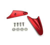 FZCSIMR Motorcycle Mirror Blanking Plates Block Off Decorative Set For Ducati 899 1199 For Panigale 1199R 1199S 2012-2015(RED)