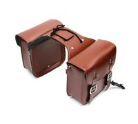 FZCSIMR Waterproof Motorcycle Saddlebag Side Pannier Luggage Storage Universal Tool Bags for Y&amaha Motorcycle Luggage(Brown)