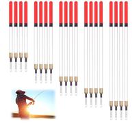 Fzcyuoo 20pcs Fishing Floats Set Coarse Fishing Tackle floats Wagglers Match Pleasure Lake Thin Thick Tips Straight Insert Fishing Floats for Fishing in Stillwater and Running Waters