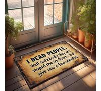 FZFN Bath Sets Diatomaceous Bath Mats - I Dead People. Well Technically They Are Stupid Tha Irs Flyers. Anti Fatigue Floor Stain Resistant(40X60CM)
