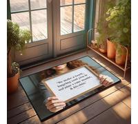 FZFN Bathroom Mat We Make A Toark, Bugring Ynd Youcle Sofaine S Cme Maniir, & Litcshin, Foam Bath Absorbent Hot Cocoa Bar Decor Floor Mat, Ideal For Summer High Traffic Areas(65X90CM)
