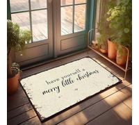 FZFN Bathroom Stuff Gamer Bathroom Mat - Have Yourself A Merry Little Christmas Sign Porch Outdoor Waterproof Stain Resistant(65X90CM)