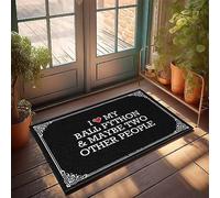 FZFN Carpet I Love My Ball Python & Maybe Two Other People - Outside Soft Rug, Outdoor Deck Decor Foam Mat For Hunting Bedroom Living Room(50X80CM)