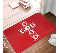 FZFN Decor For Man Cave God Is Good All Time Doormat Indoor Fall Decor Front Door Mats Indoor(50X80CM)
