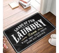 FZFN Decor For Man Cave Laundry Room Runner Non Slip Laundry Mat Indoor Fall Decor Front Door Mats Indoor(50X80CM)