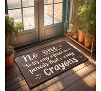 FZFN Doormats For Indoor Entrance Home Creative Typography: A Playful Blend Of Words And Art Doormat Welcome Home Door Mat Cool Stuff For Boys(65X90CM)