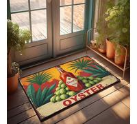 FZFN Dorm Sweet Dorm Door Mat Abasco Hot Sauce: A Culinary Journey To Oyster Heaven Doormat Teen Room Decor Welcome Mat For Classroom(40X60CM)
