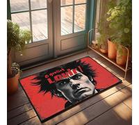 FZFN Home Alone Door Shag Carpet - Edgar Allan Poe: The Raven's Haunting Call Water Absorbent Low Profile Super Absorbent Bath For Exterior(50X80CM)